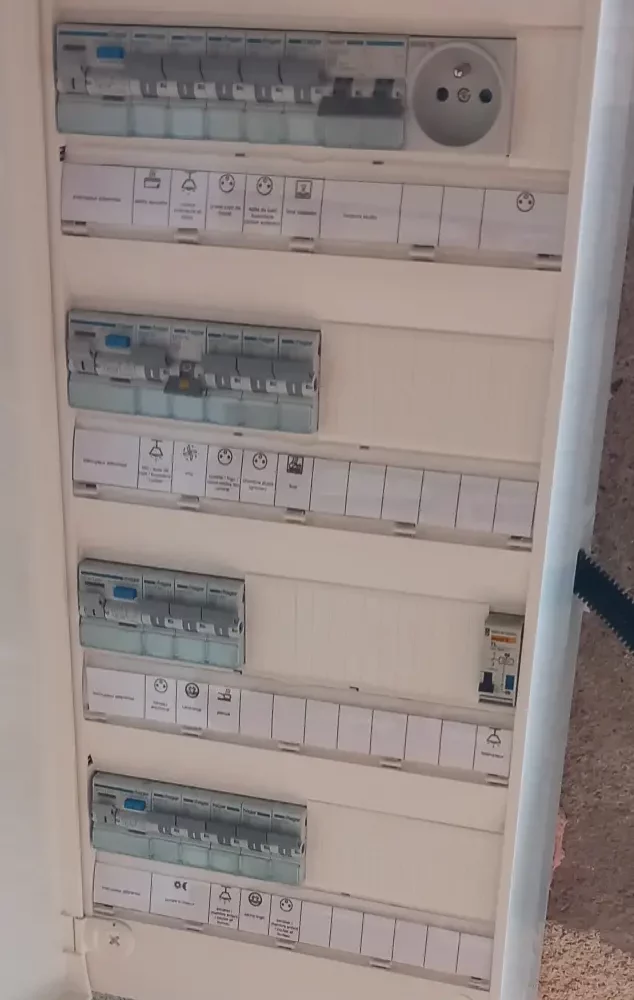tableau électrique après